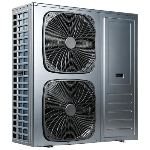 Techomey A+++ Warmwasser Wärmepumpe 14 kW, Wärmepumpe für Warmwasser, Luftwärmepumpe R290, Geräuscharmer Betrieb, 3 Temperaturregelungsmodi, 5-75 ℃