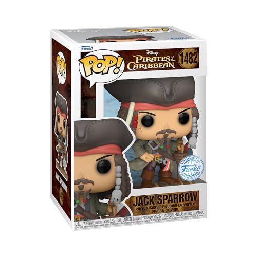 Funko POP! Movies: Pirates of The Caribbean - Jack Sparrow - Sammelbare Vinylfigur - Geschenkidee - Offizielles Merchandise - Spielzeug für Kinder & Erwachsene - Modellfigur für Sammler