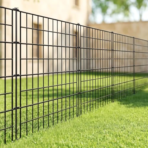 ARIFARO Dekorative Gartenzaun 5 Panels Gesamtlänge 3,5m (101cm H x 71cm B)