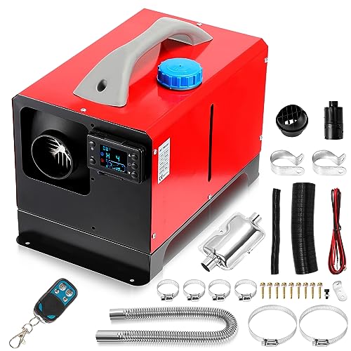 Gimisgu 8kw Standheizung Diesel,Luftheizung Air Diesel Heizung 12V Luft Dieselheizung Metallgehäuse mit Fernbedienung,Luft Dieselheizung für Auto,Boote,LKW,Wohnmobil