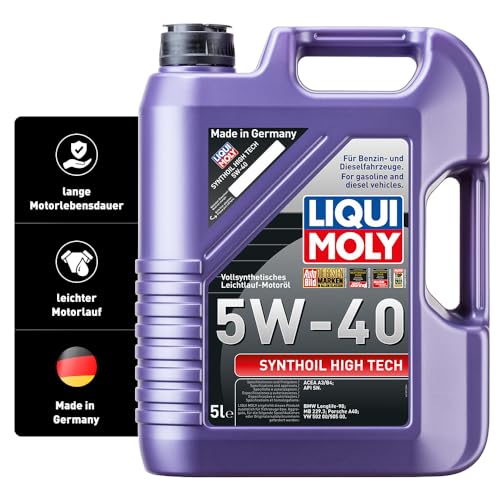LIQUI MOLY Synthoil High Tech 5W-40 | 5 L | vollsynthetisches Motoröl | Art.-Nr.: 1307
