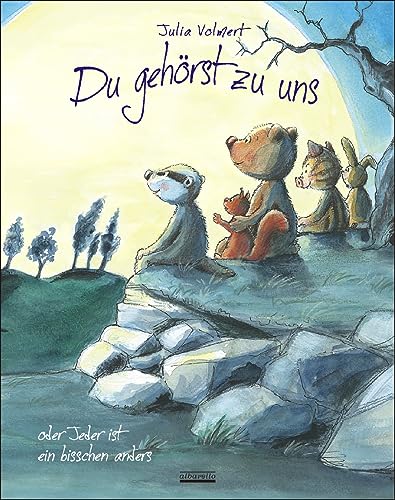 Du gehörst zu uns oder Jeder ist ein bisschen anders: Bilderbuch für Kinder ab 3 Jahre über Anderssein, Freundschaft und glücklich zu sein, so wie man ist. (JULIA VOLMERT Bilderbuch) KI-frei!