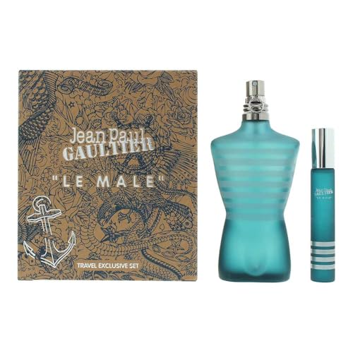 Jean Paul Gaultier Le Male Travel Exclusive Set für Herren, 125 ml EDT + 20 ml EDT