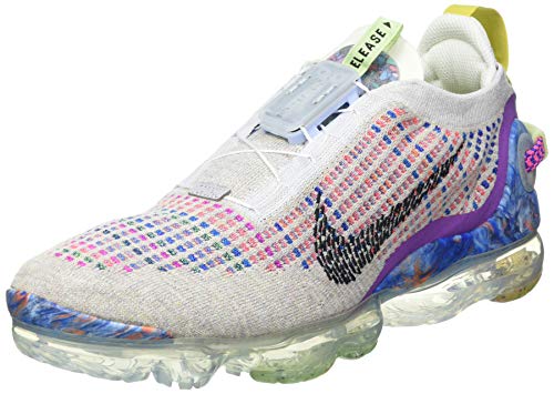 Nike Herren Air Vapormax 2020 FK Laufschuh, Pure Platinum-Black-Multicolor, 46 EU, CJ6740-001