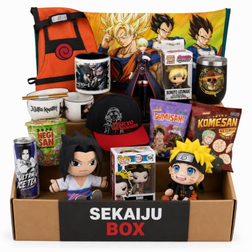 JONA FYNN CARE [Anime-Box] Sekaiju/Exklusive Sekaiju-Fanbox – Premium Geschenkset mit Figuren, Collectibles, Snacks & Gadgets für leidenschaftliche Anime-Fans (Sekaiju-Box/Groß)