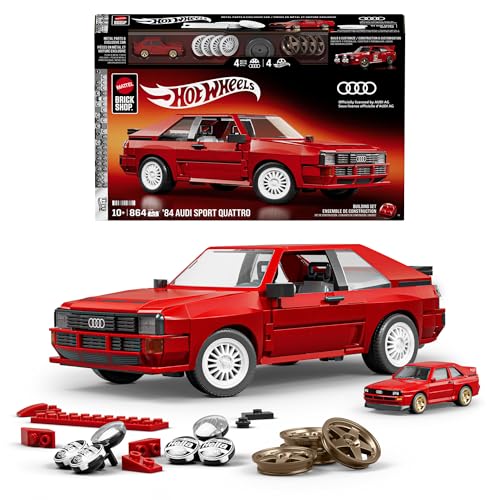 Mattel Brick Shop Hot Wheels '84 Audi Sport Quattro Bausatz
