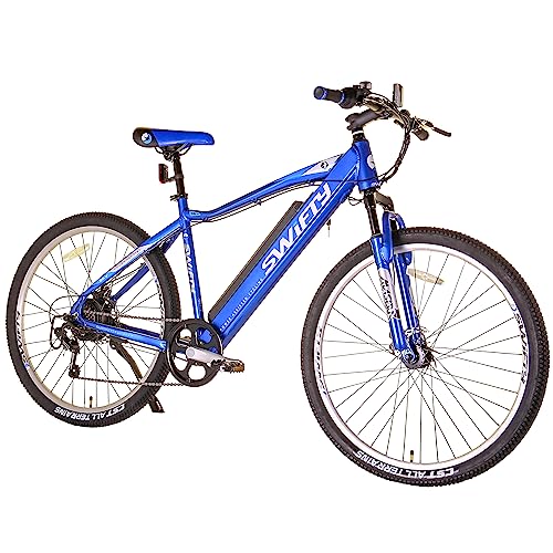 Swifty All Terrain Electric Bike - 7-Gang-Shimano-Schaltung - bis zu 30 Kilometer mit einer Ladung - Elektrofahrräder für Erwachsene