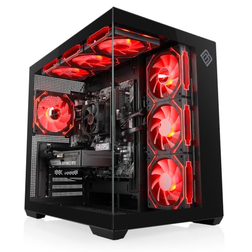 Gaming PC mit Windows 11 Pro | AMD Ryzen 7 5700X 8X 3.4 GHz | RTX 5060 | 1000 GB M.2 NVMe | 32 GB DDR4 RAM | WLAN | Computer für Zocker, Gamer Desktop Rechner zum Spielen | A15445