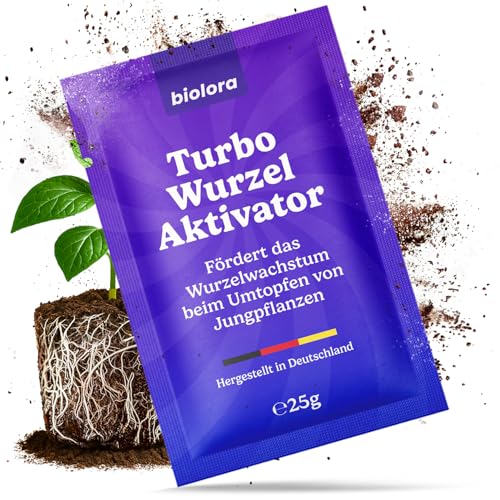 BIOLORA® 25g Turbo-Wurzel-Aktivator - Starke Wurzelbildung für Stecklinge und Jungpflanzen - Indoor & Outdoor