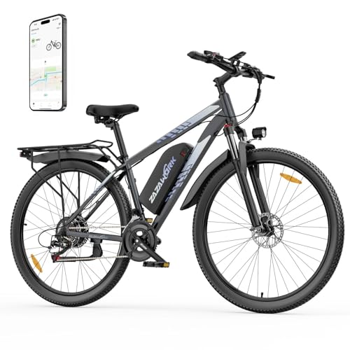 CHEEVALRY ZAZAWORK E Bike Mountainbike Herren 29 Zoll, Elektrofahrrad Pedelec 250W, 48V 20Ah Akku bis 120 km, Damen, mit 21-Gang-Schaltung, 63Nm, hydraulischen Scheibenbremsen, App, Offroad