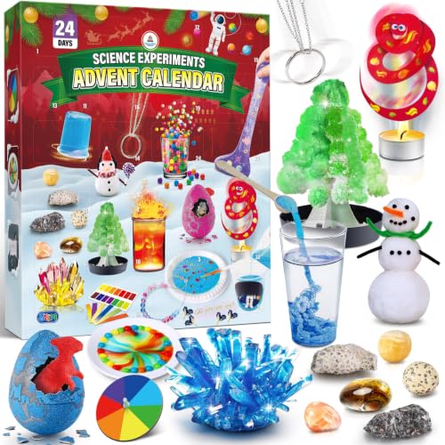 UNGLINGA Experimente Adventskalender 2026 für Kinder Experimentierkasten