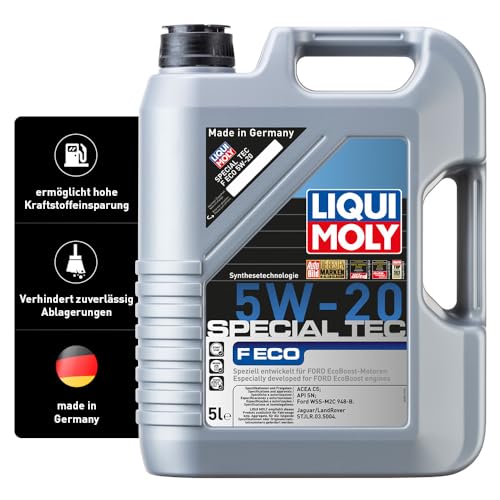 LIQUI MOLY Special Tec F ECO 5W-20 | 5 L | Synthesetechnologie Motoröl | Art.-Nr.: 3841, farblos