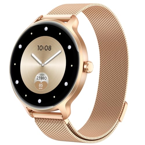 Smartwatch Damen Rund, 1.27