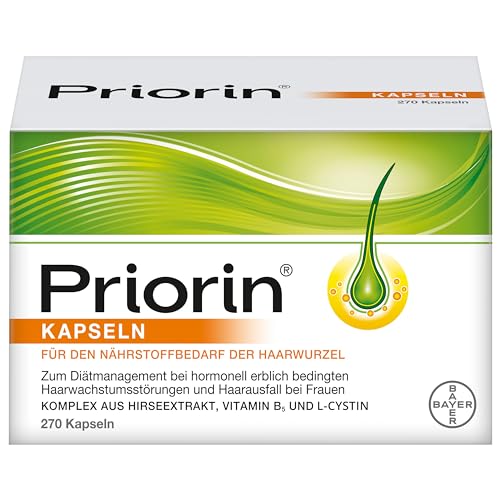 Priorin Kapseln bei hormonell erblich bedingtem Haarausfall(1) bei Frauen, 270 Kapseln