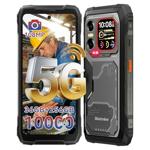Blackview XPLORE X1 5G Outdoor Handy Ohne Vertrag, 108MP+50MP+20MP Nachtsicht, 6.78