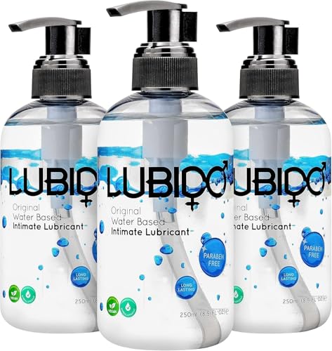 Lubido Original Gleitgel auf Wasserbasis ohne Parabene - 250ml (3er Pack)