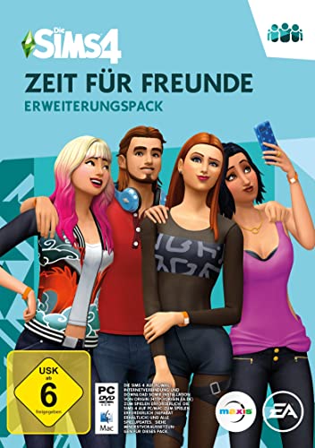 Die Sims 4 Zeit für Freunde (EP2)| Erweiterungspack | PC/Mac | VideoGame | Code in der Box | Deutsch