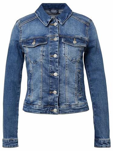 QS Damen 2166002 Jeansjacke, blau, L