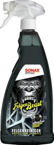 SONAX FelgenBeast (1 Liter) Felgenreiniger für alle polierten, verchromten und matten Stahl- & Leichtmetallfelgen | Art-Nr. 04333000