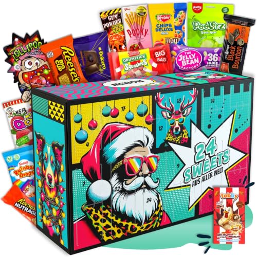 Süßigkeiten Adventskalender 2026 XXL mit besonderen Sweets aus aller Welt