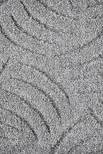 andiamo Teppichboden Meterware Emmy - Auslegware Teppichboden Bodenbelag Meterware aus strapazierfähigem Polyamid 400 x 300 cm Grau