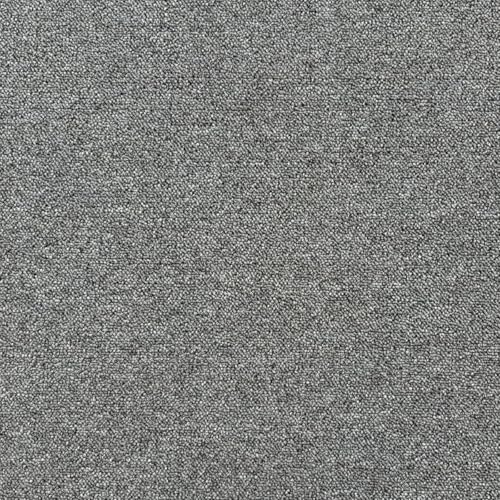 FLOORDIREKT - Teppichfliesen selbstliegend für Büro & Gewerbe - Fliesen Teppiche je 50x50 cm - robuster Teppichboden - Bodenfliesen mit antirutsch Vinyl Rücken (Amora Grau, 50x50)