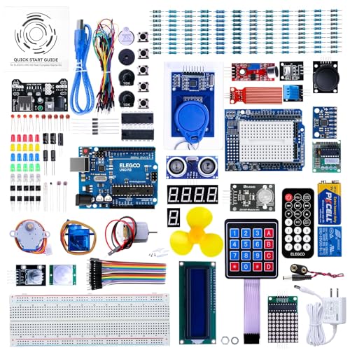 ELEGOO UNO R3 Ultimate Starter Kit kompatibel mit Arduino IDE für Anfänger
