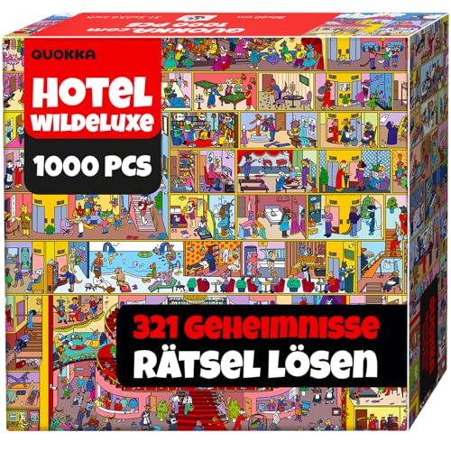 1000 Teile Puzzle für Erwachsene - Mythories Hotel Budapest