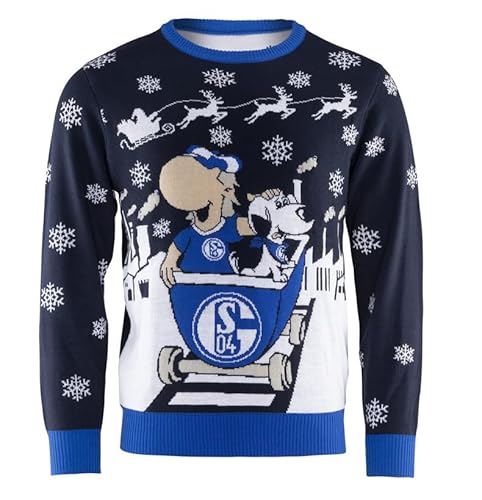 FC Schalke 04 Ugly Christmas Sweater Lore (DE/NL/SE/PL, Alphanumerisch, XL, Regular, Regular)