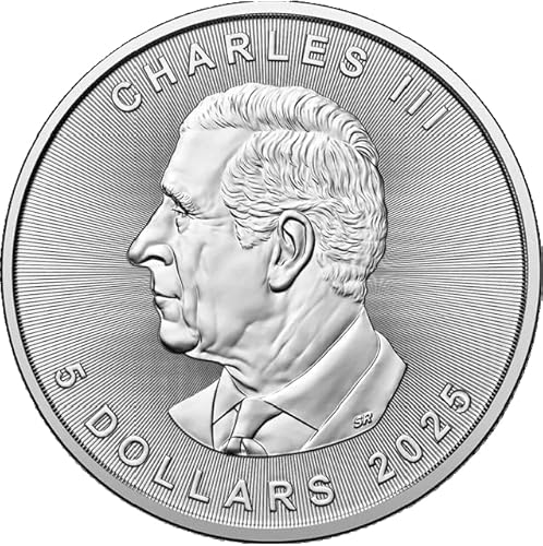 Generisch Maple Leaf Silbermünze, 1 Unze Feinsilber, 999er Silber, 2025 in Münzkapsel