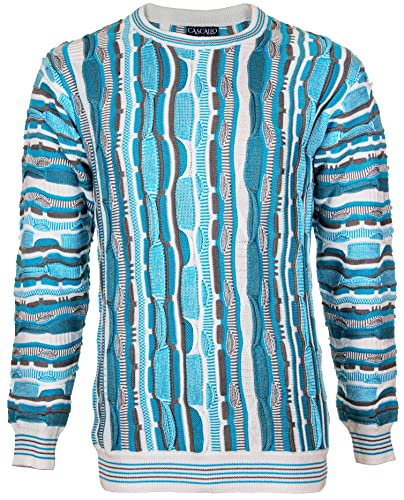 CASCALLO Deluxe Luxus Strickpullover edler Rundhalspullover Marco (XL)