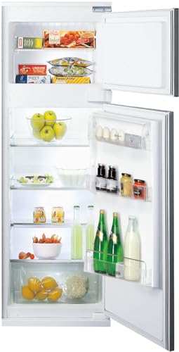 Bauknecht KDI 14S2 Einbau-Kühl-/Gefrierkombination/ Energieeffizienzklasse: E/ Nische 145/ Elektronische Temperaturregelung/ LED-Beleuchtung/ Abtauautomatik im Kühlteil/ Sicherheitsglas