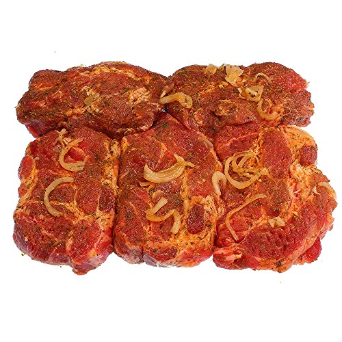 Eingelegte Steaks vom Schweinekamm 5 Stück = 1.000 g