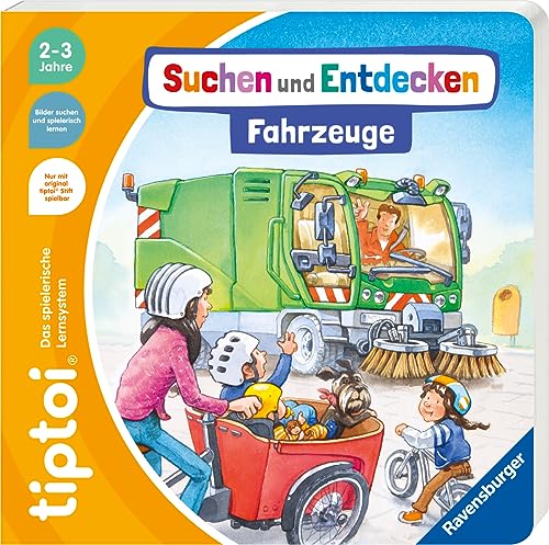 tiptoi® Suchen und Entdecken - Fahrzeuge, Buch für Kinder ab 2 Jahre