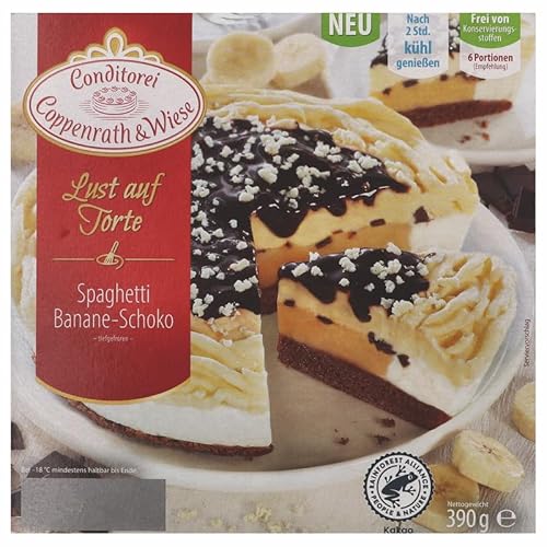 Coppenrath & Wiese Lust auf Torte Spaghetti-Banane-Schoko Torte, 390 g