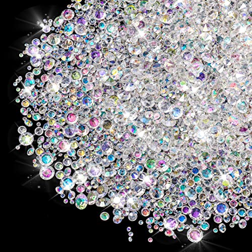Auidy_6TXD 4000 Stück Diamanten Deko Transparent Acryl Kristalle Deko Diamanten Kristalle für Hochzeit, Streudeko Diamanten, Tischdeko Diamanten, Vase Füller, Party