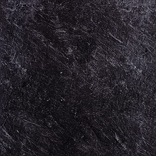 STILISTA Vinyl Laminat in Steinoptik anthrazit, 36 Fliesen a 457,2mm x 457,2mm = 7,53 m², rutschfest, wasserfest, schwer entflammbar, schimmelbeständig