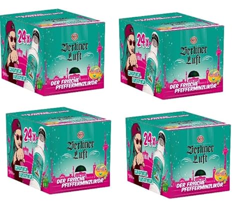 96 x Berliner Luft Peppermint Pfefferminzlikör mit a 20ml 18% Vol.