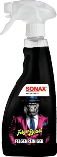 SONAX FelgenBeast Sonderedition (500 ml) Felgenreiniger mit neuem Duft - Brutal zum Schmutz - Sanft zur Felge | Art-Nr.04332000