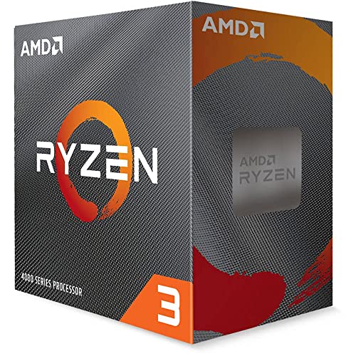 AMD Ryzen 3 4100 Prozessor (4 Kerne/8 Threads, 65W TDP, 6 MB cache, Bis zu 4.0 GHz max. Boost, wraith stealth Kühler)