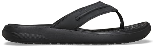 Crocs Damen Yukon Vista II LR Flip Flip, Black/Black, 39/40 EU
