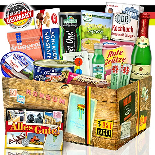 Ostpaket „Ostprodukte SPEZIALITÄTEN BOX“ / Geschenkset Geburtstag für Sie
