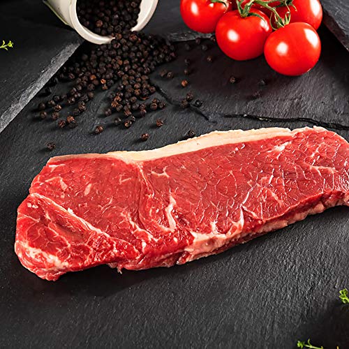 WURSTBARON® Roastbeef-Set, frische Steaks vom Jungbullen, aromatisches und saftiges Grillfleisch, Premium-Qualität aus Bayern, Grillpaket mit 4 Steaks