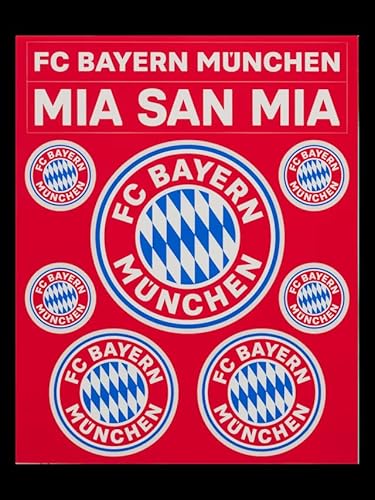 FC Bayern München Aufkleberkarte 2er Set - Sticker 31919