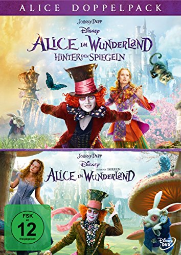 Alice im Wunderland 1+2 (Pack),2 DVD: Alice Doppelpack: Alice im Wunderland; Alice im Wunderland: Hinter den Spiegeln