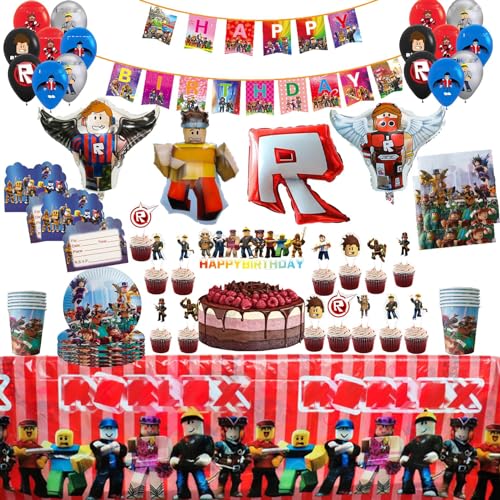 Rob-lx Geburtstag Deko Partygeschirr Set