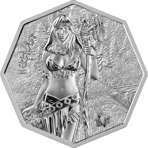 1 unze Silbermünze Germania Mint - Witchcraft: Herbalist 2025-1 Oz Silber silver coin nur 10.000 Stück weltweit!