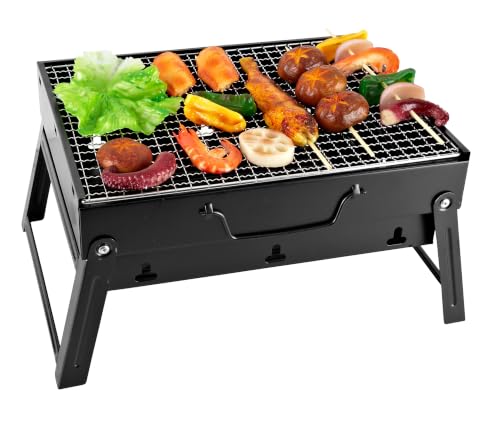 SunJas BBQ Holzkohlegrill Reisegrill Minigrill Tischgrill Campinggrill