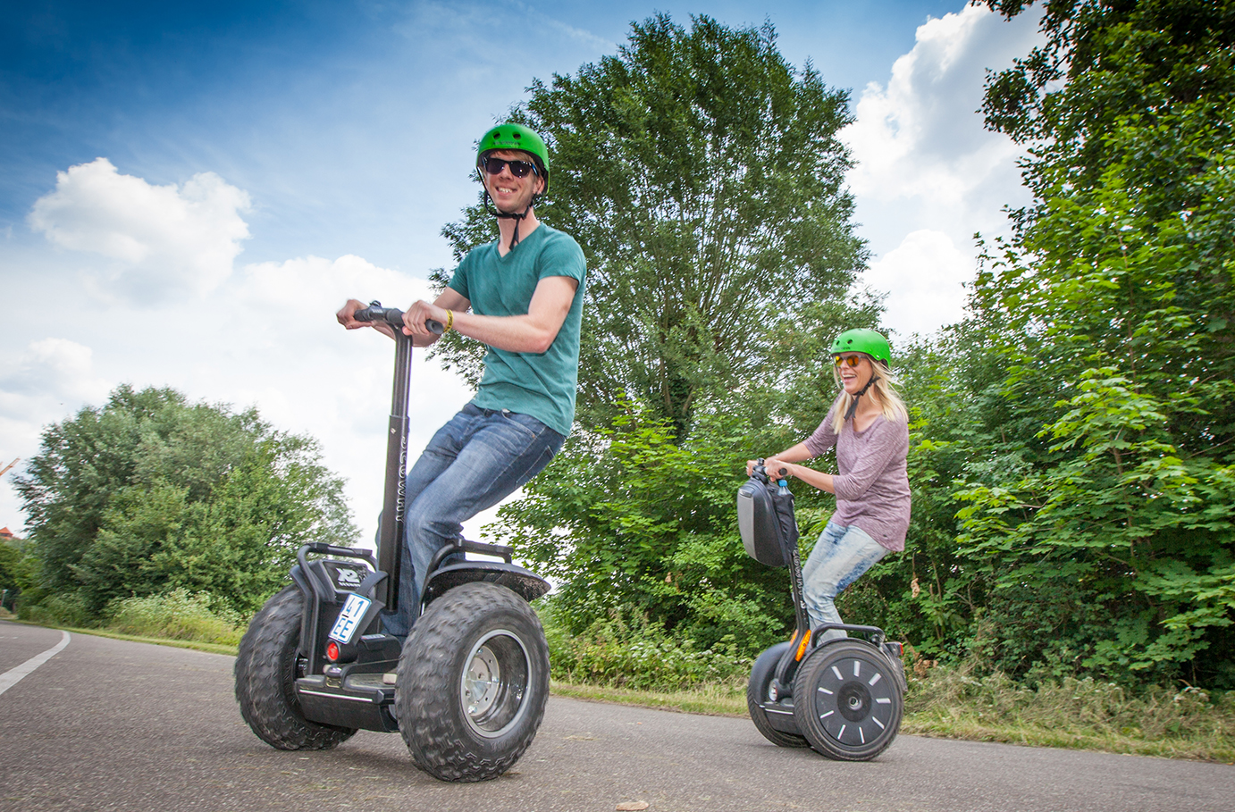 Segway GPS-Schnitzeljagd