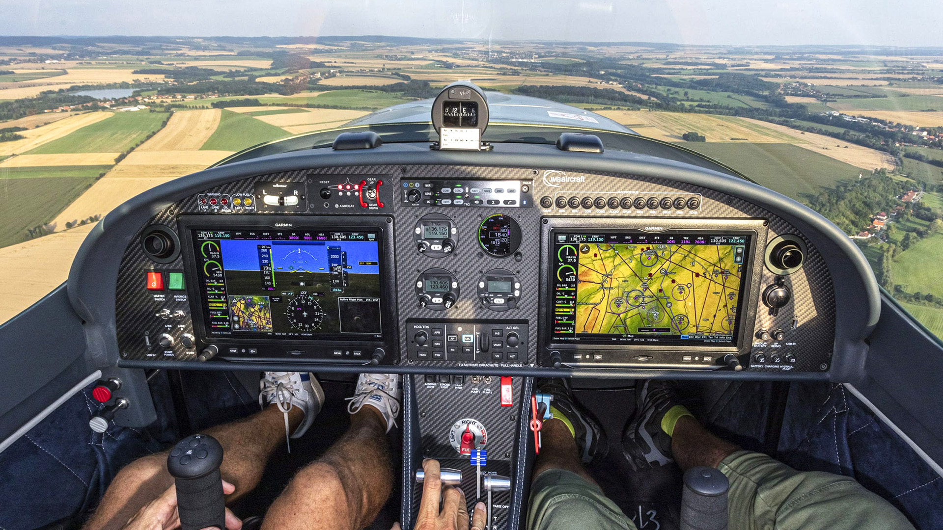 Flugzeug Rundflug Schwäbisch Hall im Cockpit (30 Min.)